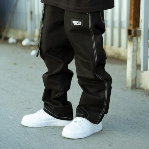 Pantalón Carpintero Mezclilla Negro