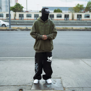 Sudadera Prehispánico Olivo Oscuro